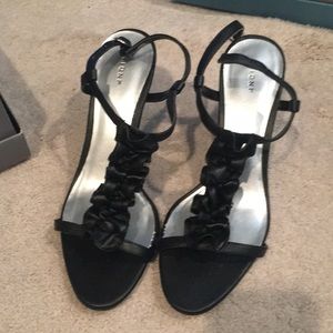 Fioni Black Heels